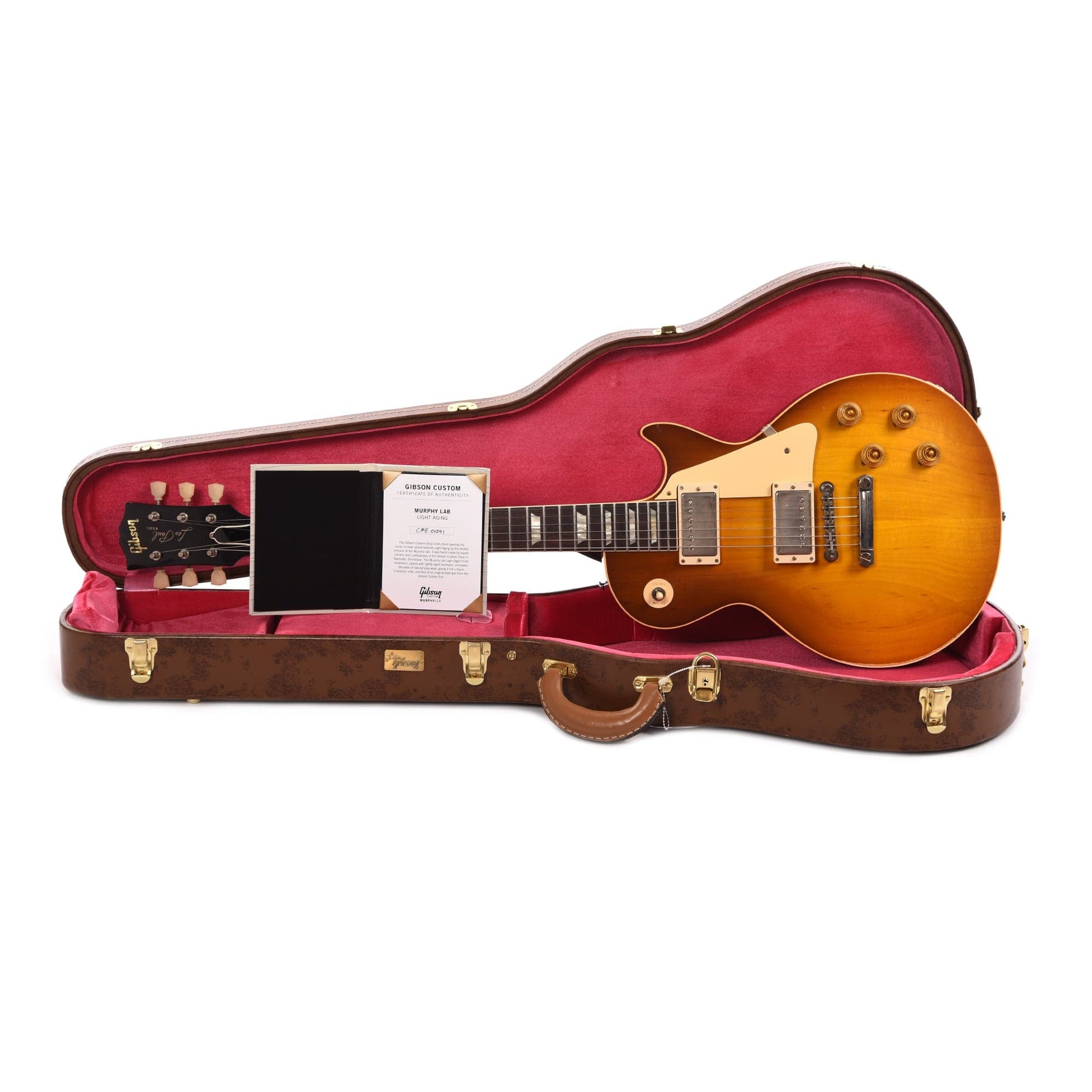 Gibson Custom Shop 1958 Les Paul Standard "CME Spec" Slow Iced Tea Fade Murphy Lab Light Aged w/59 Carmelita Neck Electric Guitars / Solid Body
