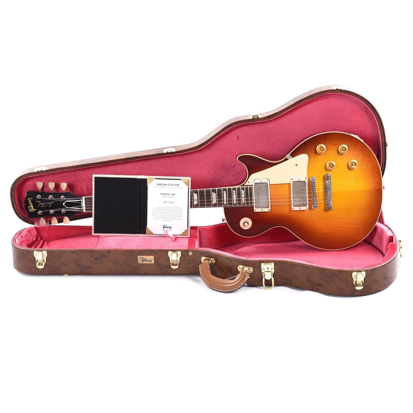 Gibson Custom Shop 1958 Les Paul Standard "CME Spec" Slow Iced Tea Fade Murphy Lab Light Aged w/60 V2 Neck Electric Guitars / Solid Body