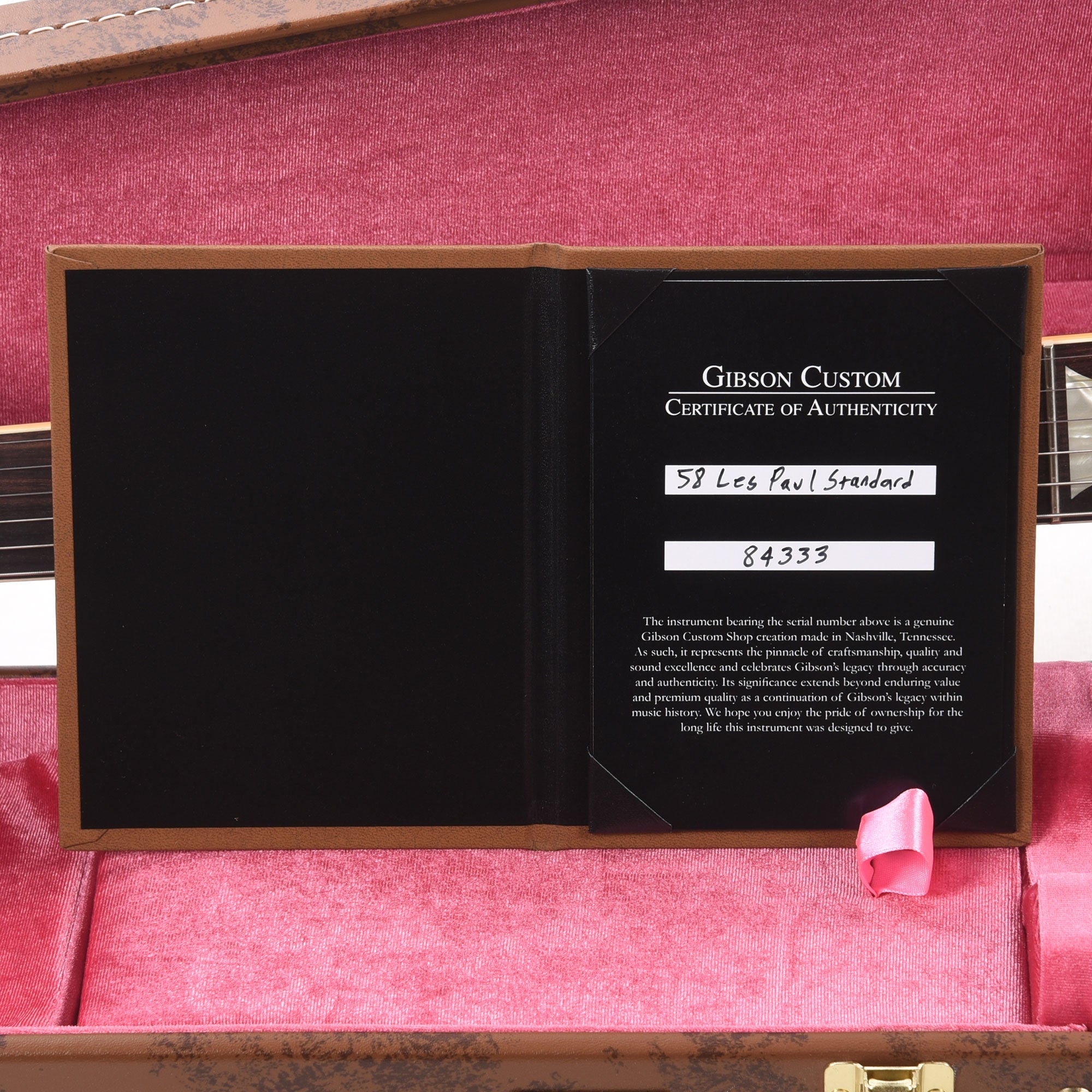 Gibson Custom Shop 1958 Les Paul Standard 