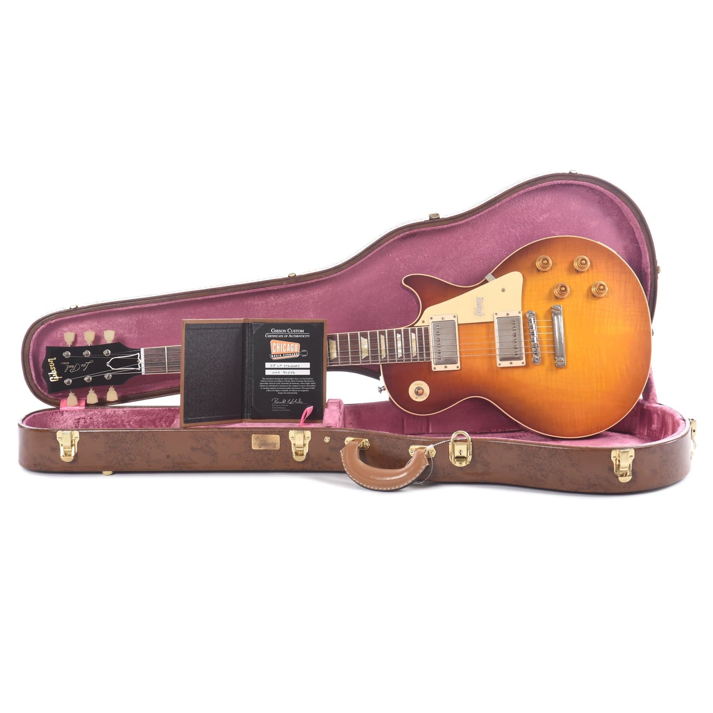 Gibson Custom Shop 1958 Les Paul Standard "CME Spec" Slow Iced Tea Fade VOS w/60 V2 Neck Profile Electric Guitars / Solid Body