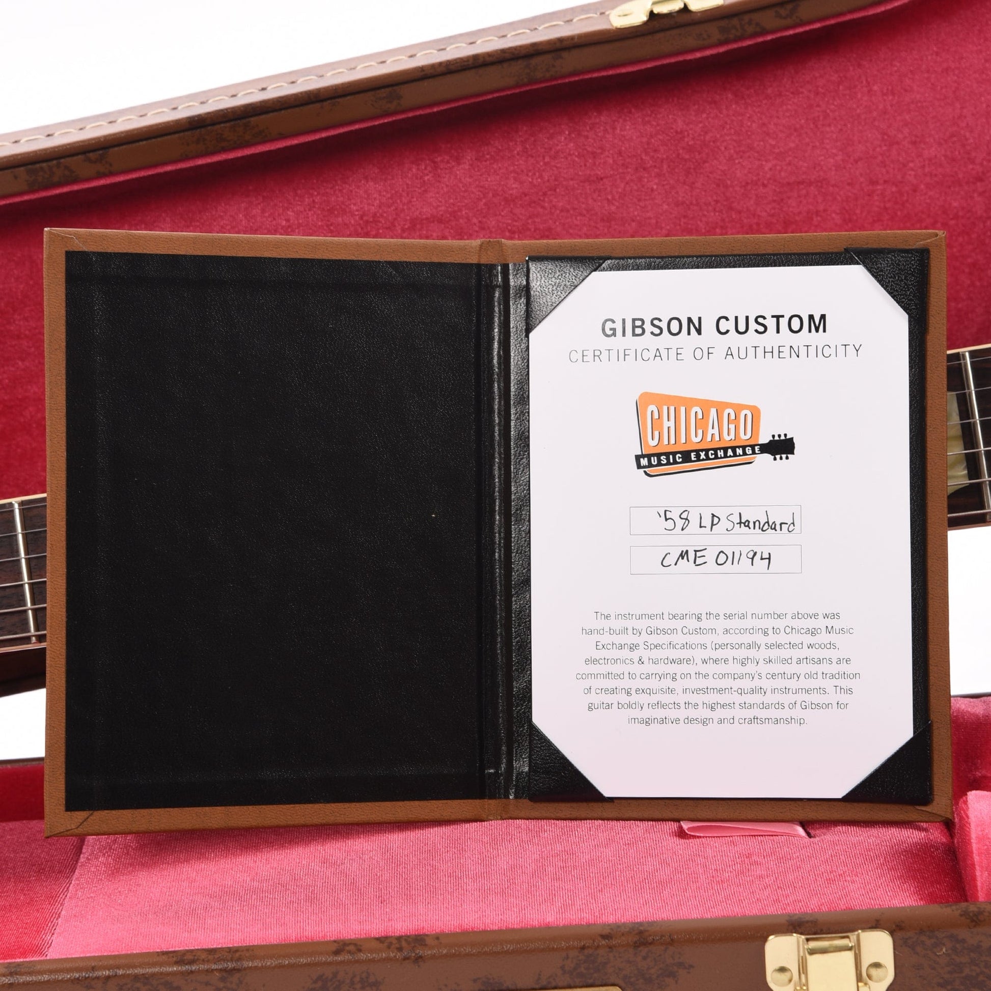 Gibson Custom Shop 1958 Les Paul Standard "CME Spec" Southern Fade VOS w/59 Carmelita Neck Electric Guitars / Solid Body