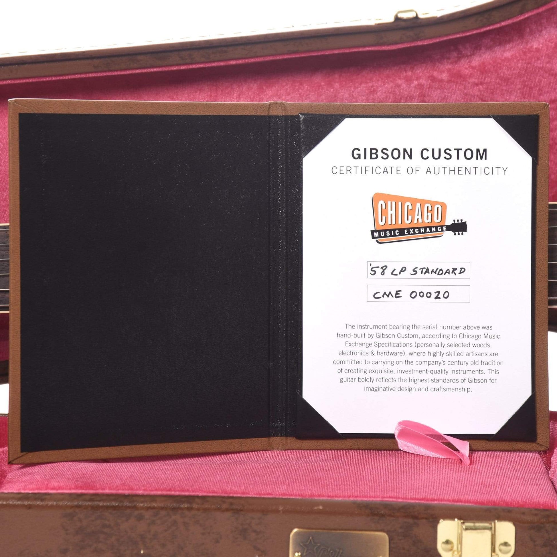 Gibson Custom Shop 1958 Les Paul Standard "CME Spec" Southern Fade VOS w/60 V2 Neck Profile Electric Guitars / Solid Body