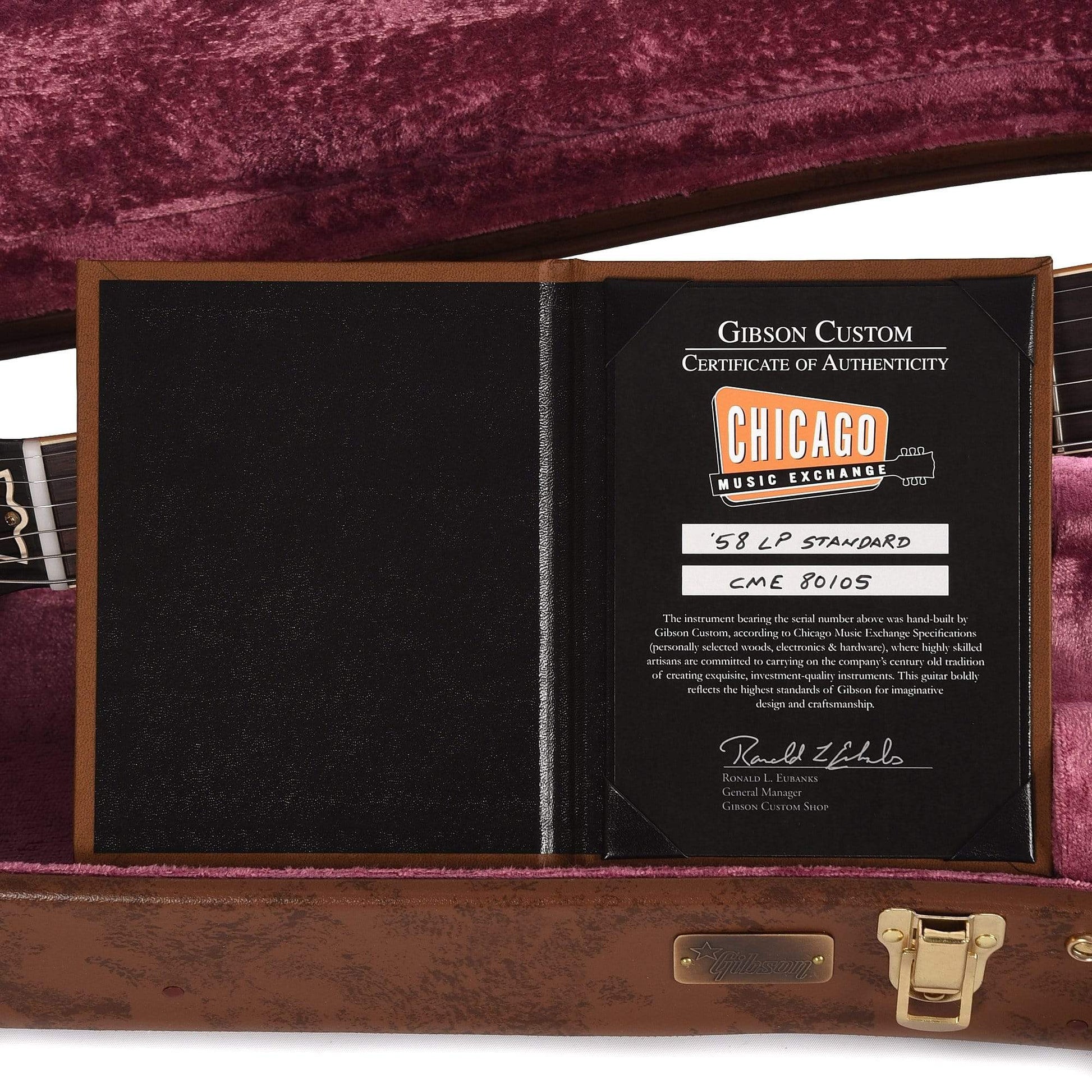 Gibson Custom Shop 1958 Les Paul Standard "CME Spec" Viking Red VOS Electric Guitars / Solid Body