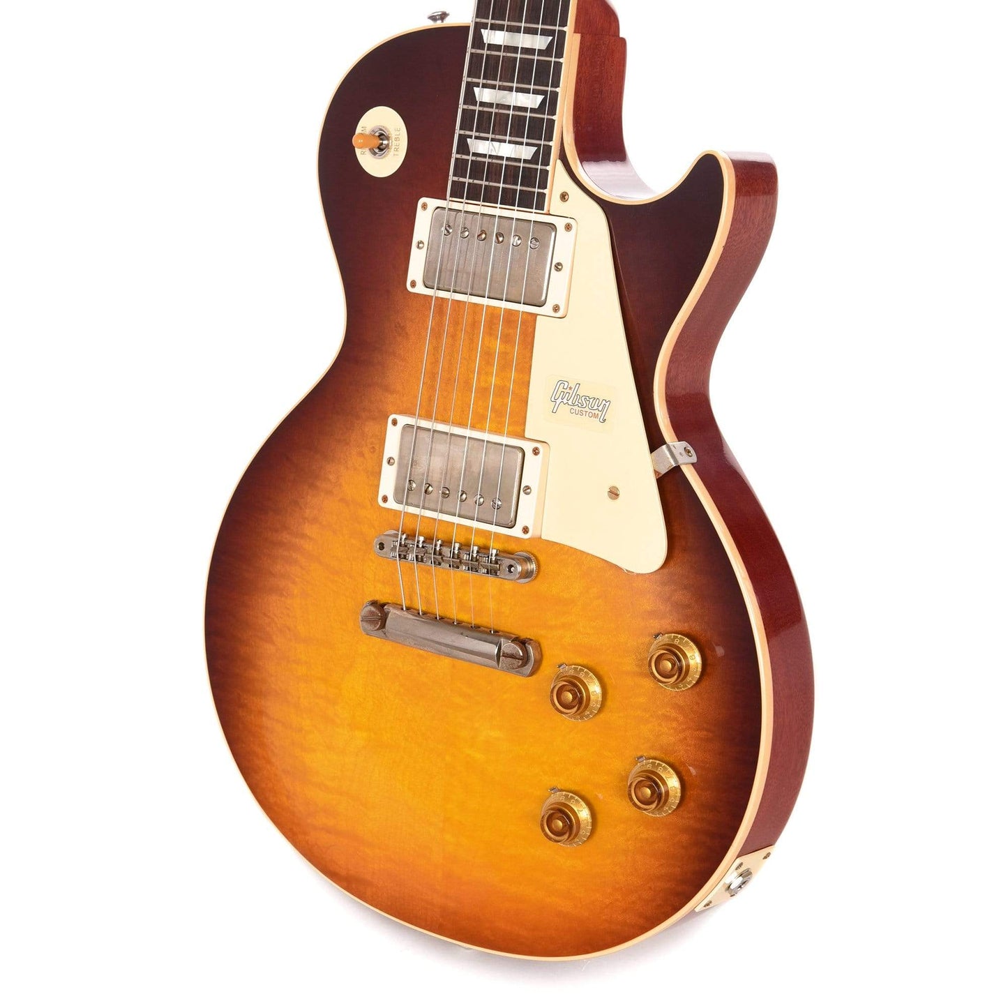 Gibson Custom Shop 1958 Les Paul Standard Dark Bourbon Fade VOS Electric Guitars / Solid Body