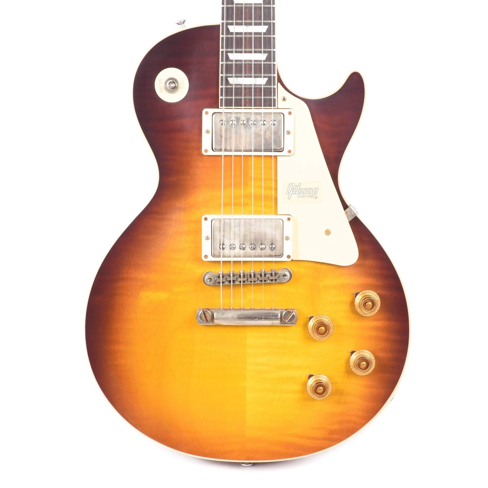 Gibson Custom Shop 1958 Les Paul Standard Dark Bourbon Fade VOS Electric Guitars / Solid Body