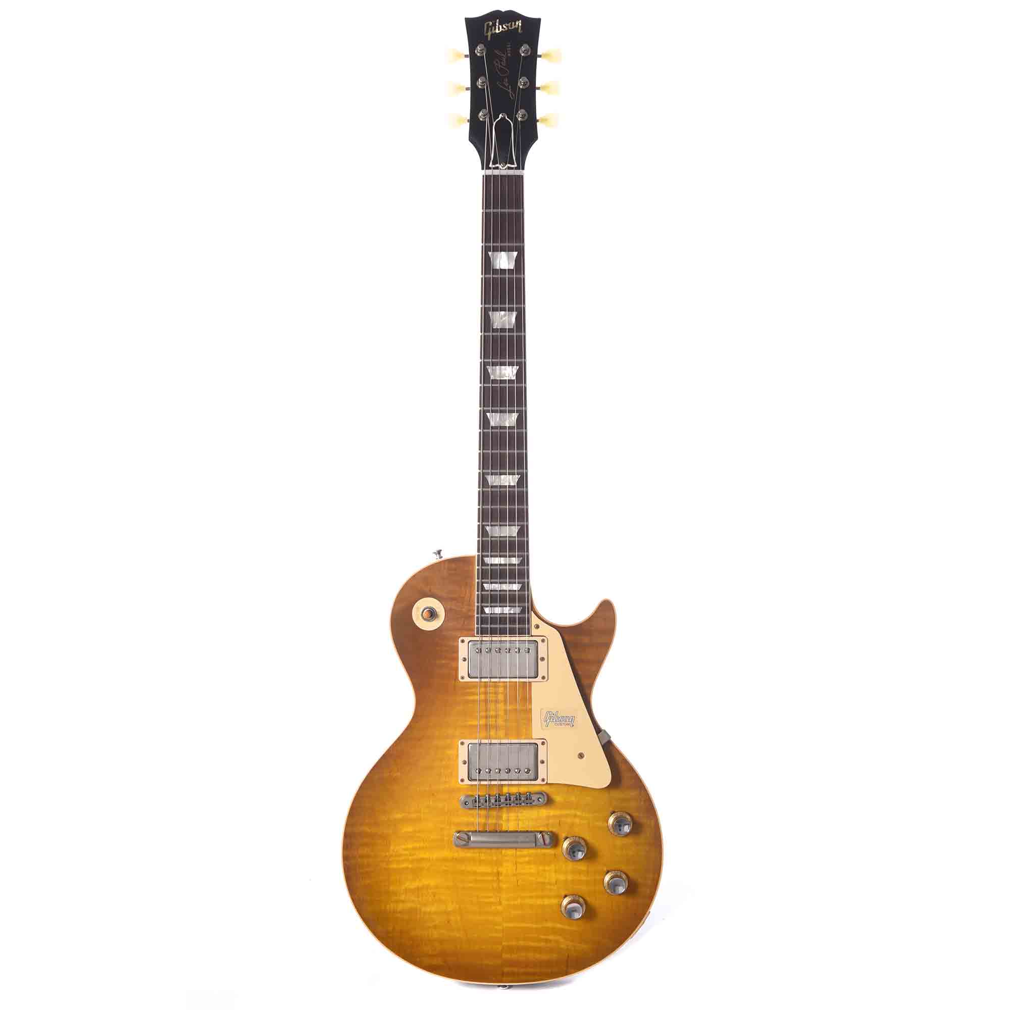 Gibson Custom Shop 1958 Les Paul Standard Green Lemon VOS w/60 V2 Neck Profile Electric Guitars / Solid Body