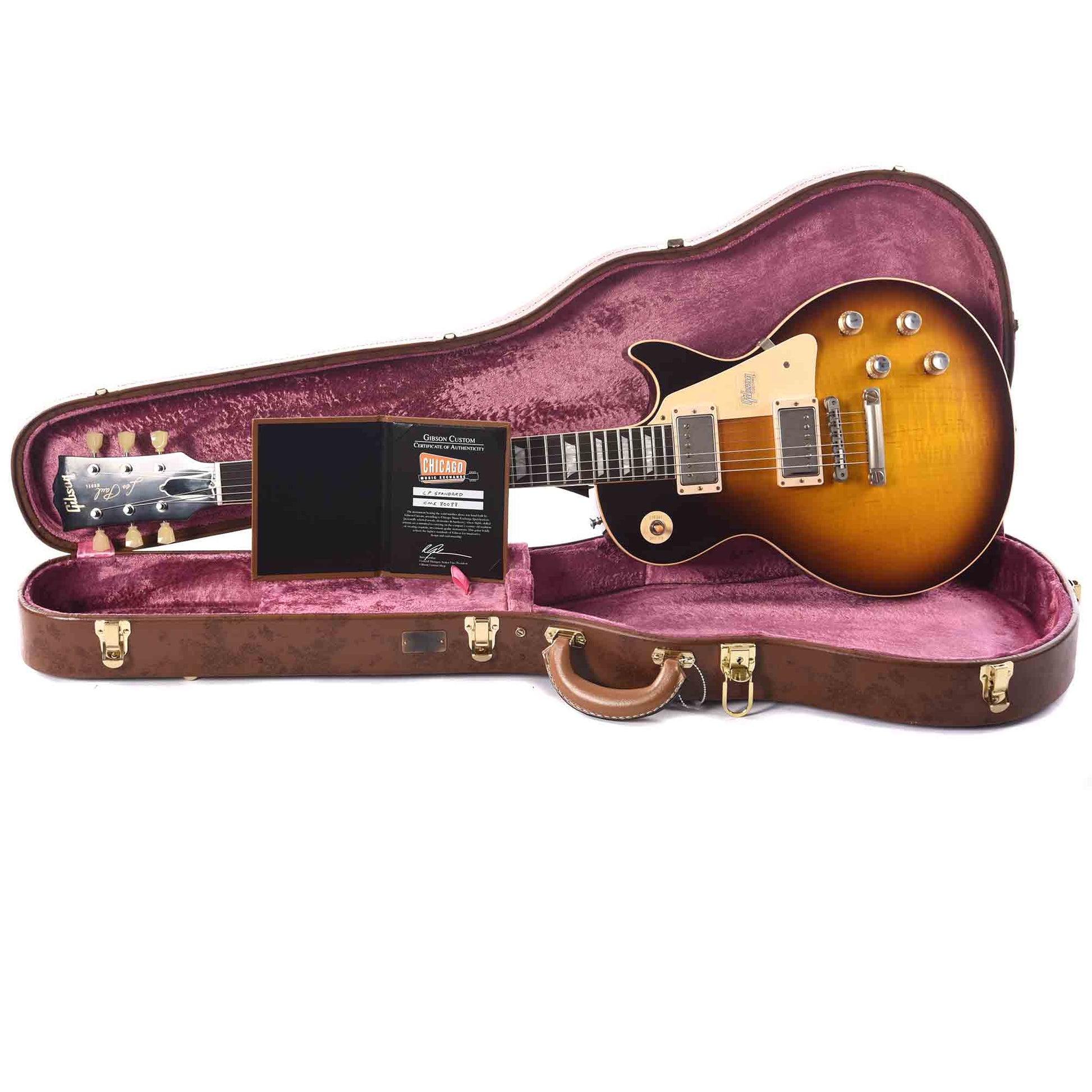 Gibson Custom Shop 1958 Les Paul Standard Kindred Burst Fade VOS w/60 V2 Neck Profile Electric Guitars / Solid Body