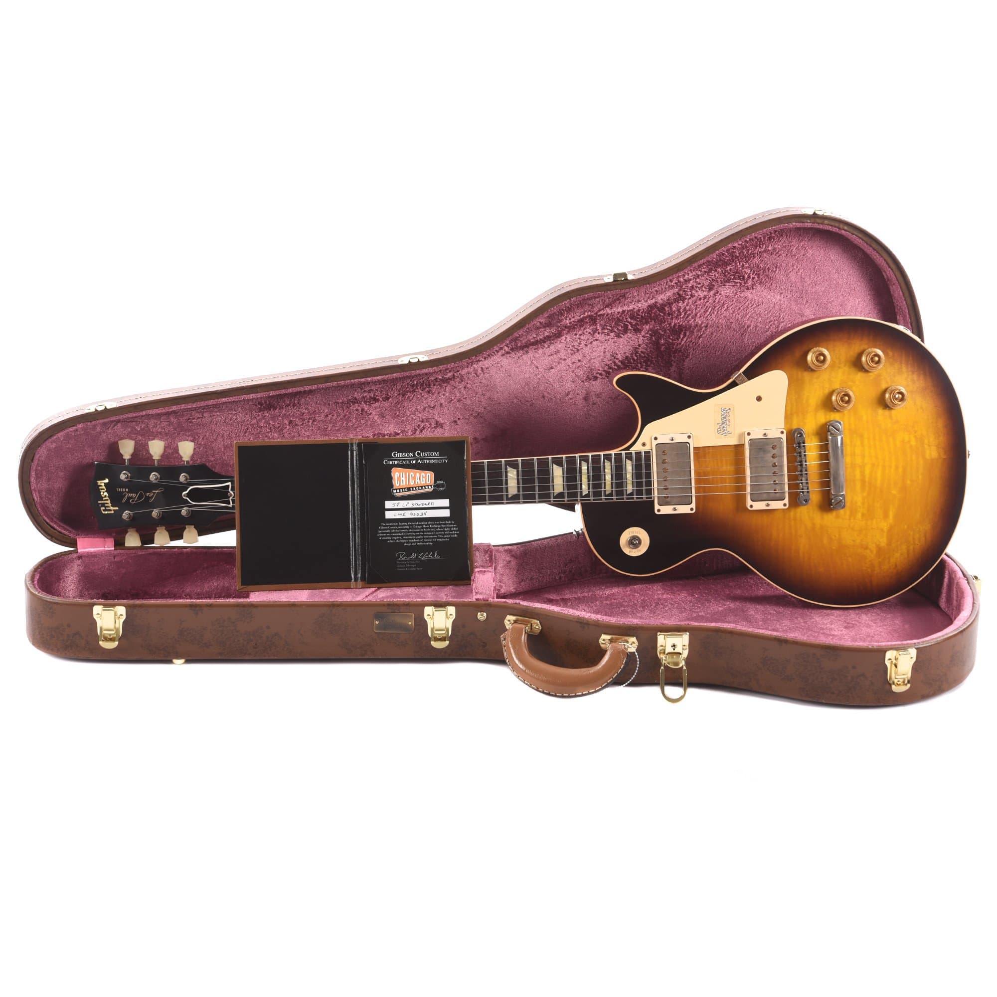 Gibson Custom Shop 1958 Les Paul Standard Kindred Burst VOS Electric Guitars / Solid Body