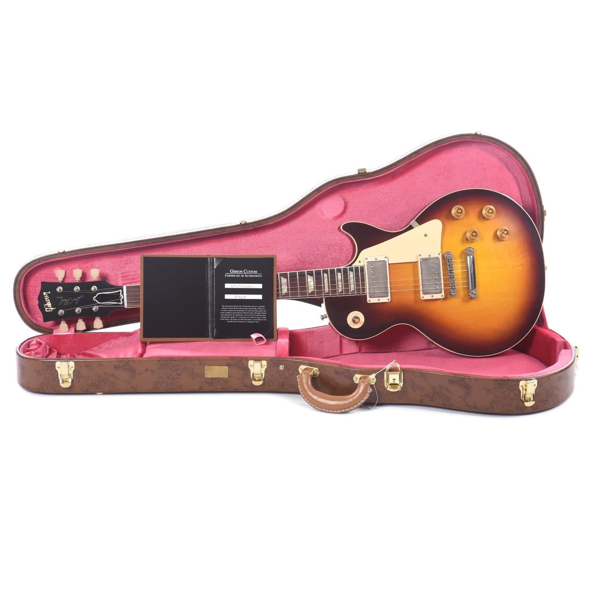 Gibson Custom Shop 1958 Les Paul Standard Reissue Bourbon Burst VOS Electric Guitars / Solid Body