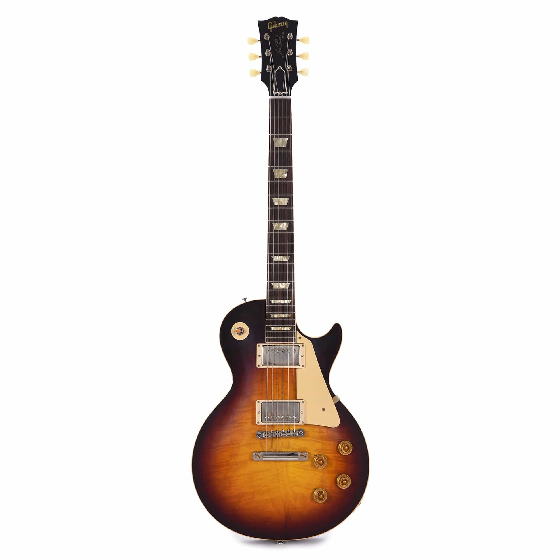 Gibson Custom Shop 1958 Les Paul Standard Reissue Bourbon Burst VOS Electric Guitars / Solid Body