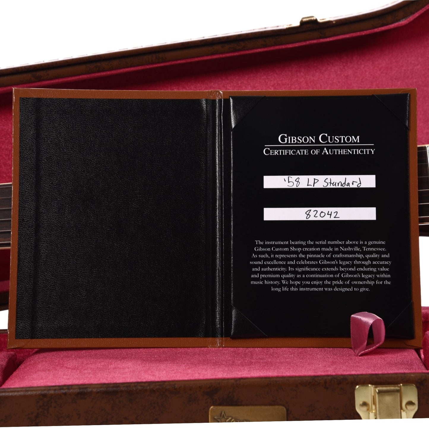 Gibson Custom Shop 1958 Les Paul Standard Reissue Bourbon Burst VOS Electric Guitars / Solid Body