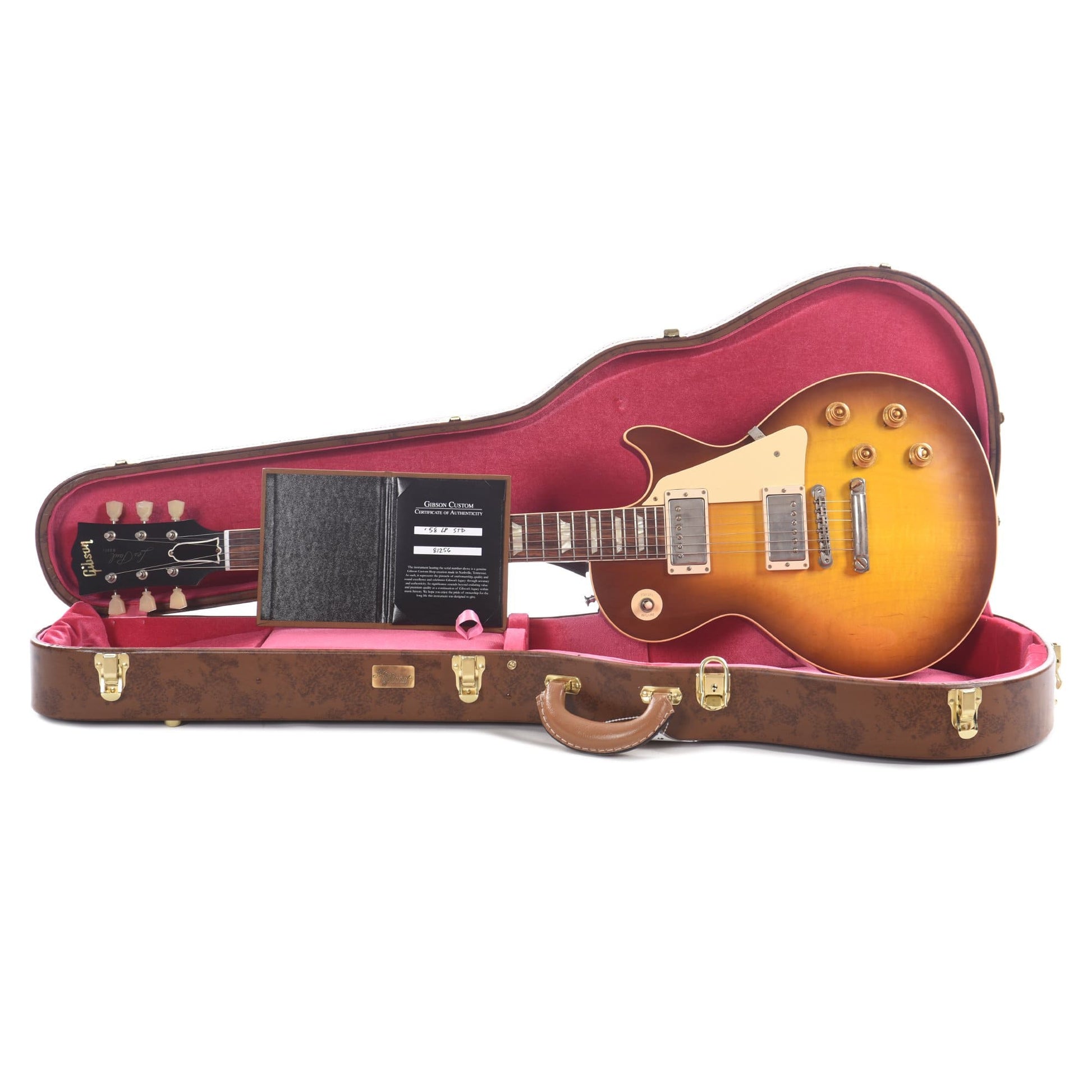 Gibson Custom Shop 1958 Les Paul Standard Reissue Iced Tea Burst VOS Electric Guitars / Solid Body