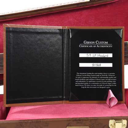 Gibson Custom Shop 1958 Les Paul Standard Reissue Washed Cherry Sunburst VOS Electric Guitars / Solid Body