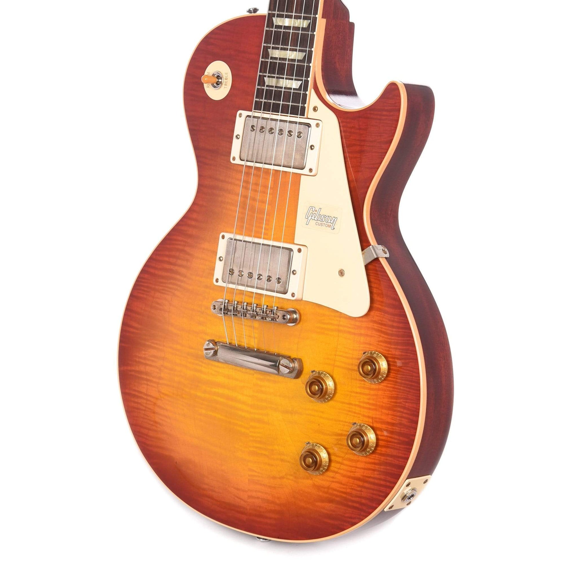 Gibson Custom Shop 1958 Les Paul Standard Reissue Washed Cherry Sunburst VOS Electric Guitars / Solid Body