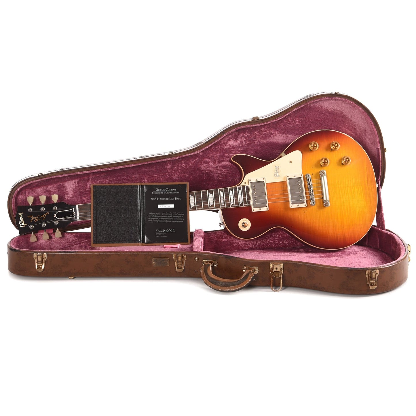 Gibson Custom Shop 1958 Les Paul Standard Vintage Cherry Sunburst Lightly Aged PSL Electric Guitars / Solid Body