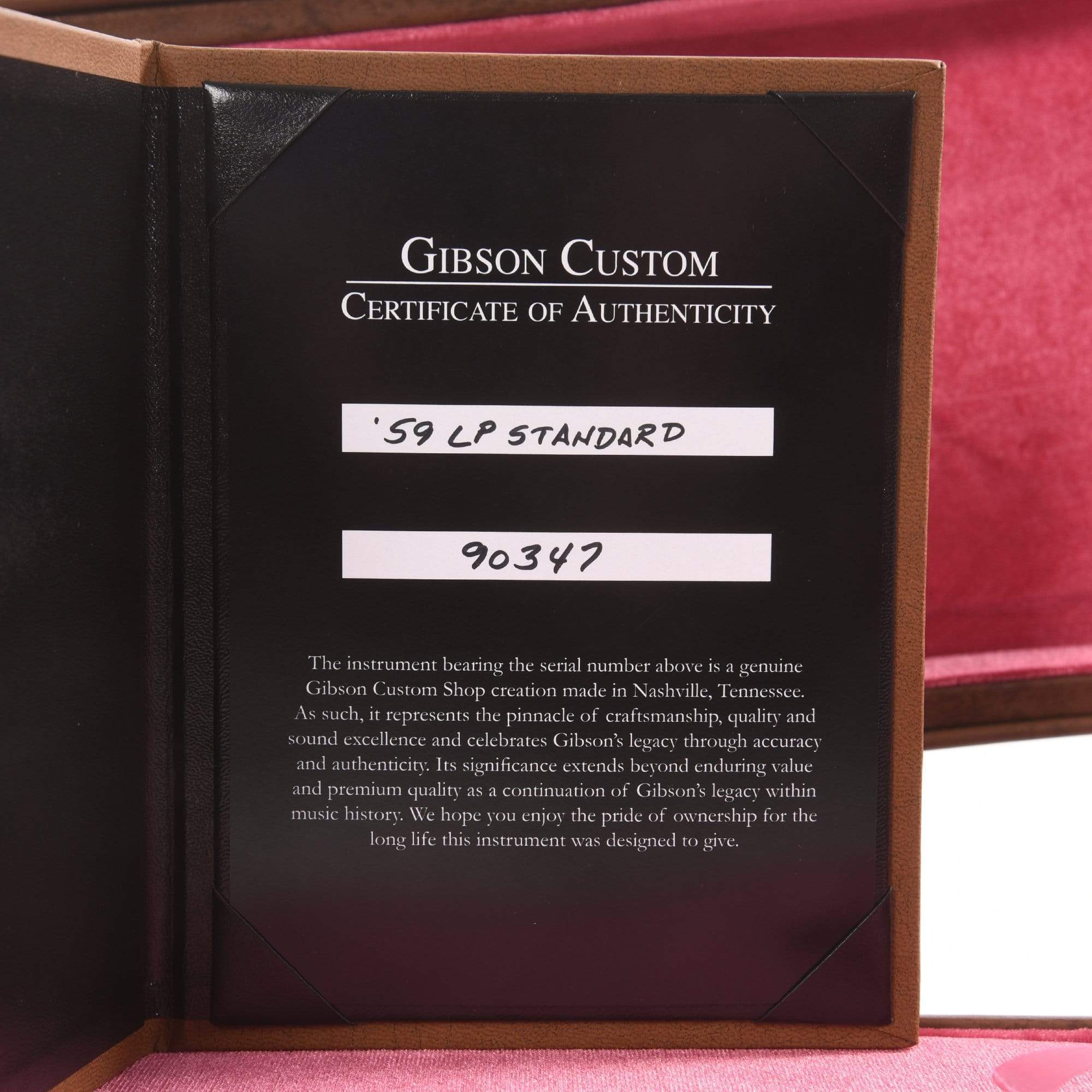 Gibson Custom Shop 1959 Les Paul Standard 