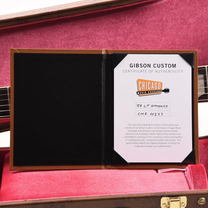 Gibson Custom Shop 1959 Les Paul Standard "CME Spec" Amber VOS w/59 Carmelita Neck Electric Guitars / Solid Body