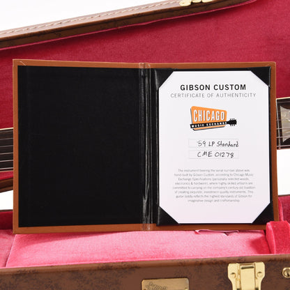 Gibson Custom Shop 1959 Les Paul Standard "CME Spec" Amber VOS w/59 Carmelita Neck Electric Guitars / Solid Body