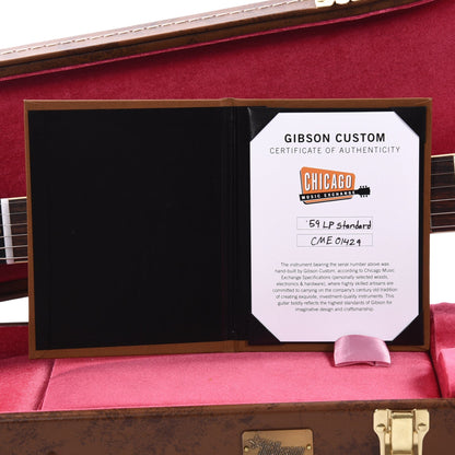 Gibson Custom Shop 1959 Les Paul Standard "CME Spec" Amber VOS w/59 Carmelita Neck Electric Guitars / Solid Body