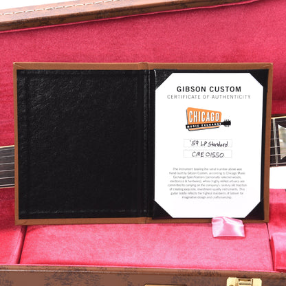 Gibson Custom Shop 1959 Les Paul Standard "CME Spec" Amber VOS w/59 Carmelita Neck Electric Guitars / Solid Body