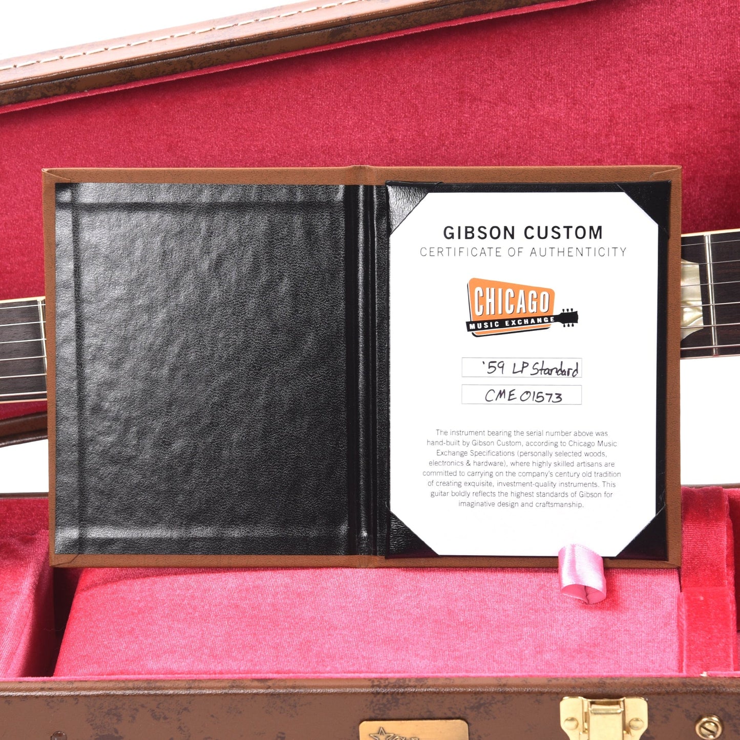 Gibson Custom Shop 1959 Les Paul Standard "CME Spec" Amber VOS w/59 Carmelita Neck Electric Guitars / Solid Body