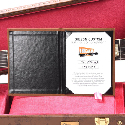 Gibson Custom Shop 1959 Les Paul Standard "CME Spec" Amber VOS w/59 Carmelita Neck Electric Guitars / Solid Body