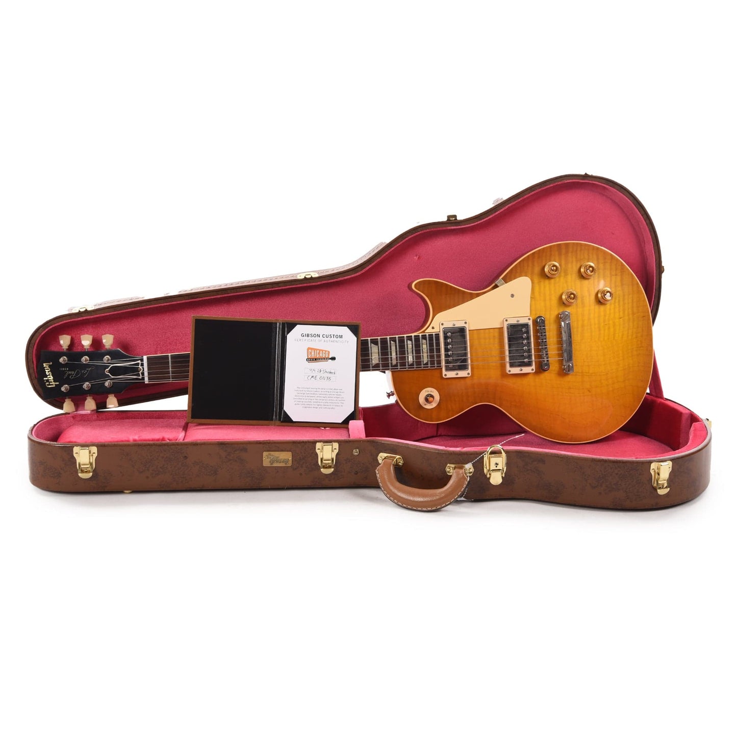 Gibson Custom Shop 1959 Les Paul Standard "CME Spec" Chambered Dirty Lemon Fade VOS w/Lightweight Back Electric Guitars / Solid Body