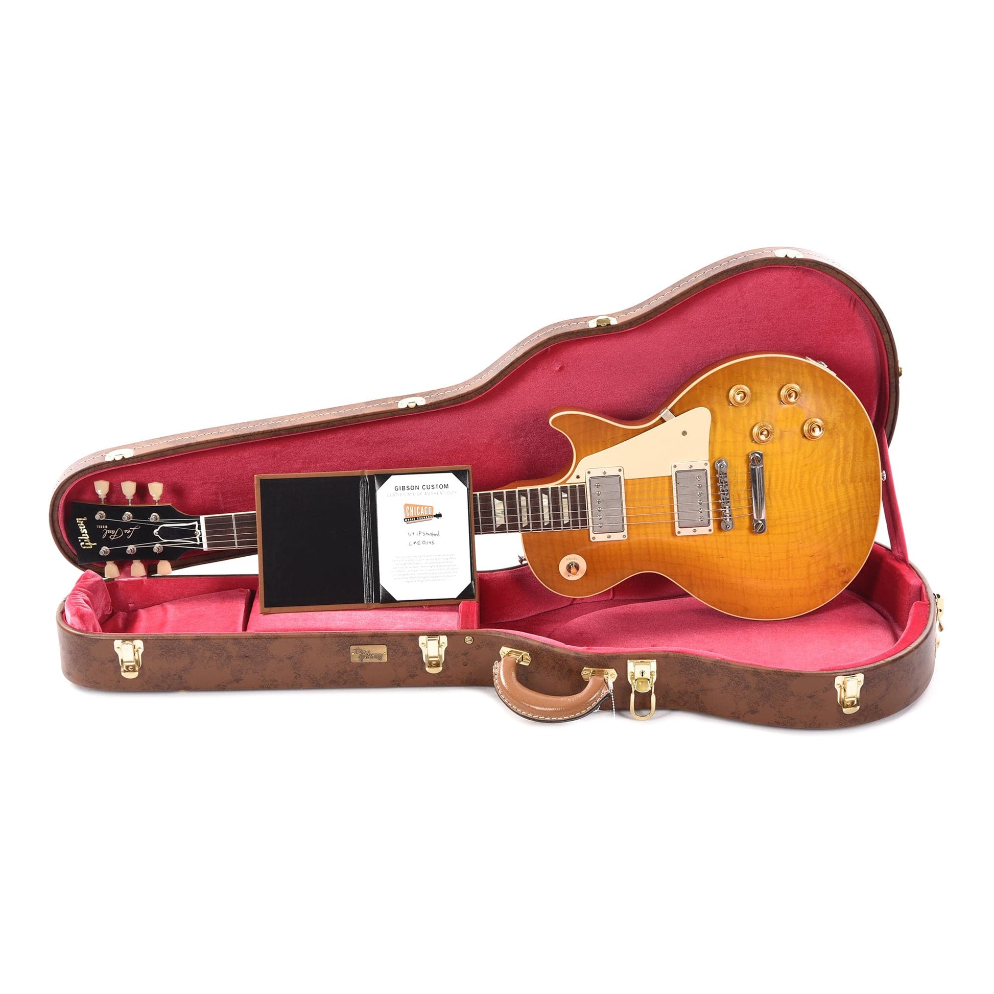 Gibson Custom Shop 1959 Les Paul Standard "CME Spec" Chambered Dirty Lemon Fade VOS w/Lightweight Back Electric Guitars / Solid Body