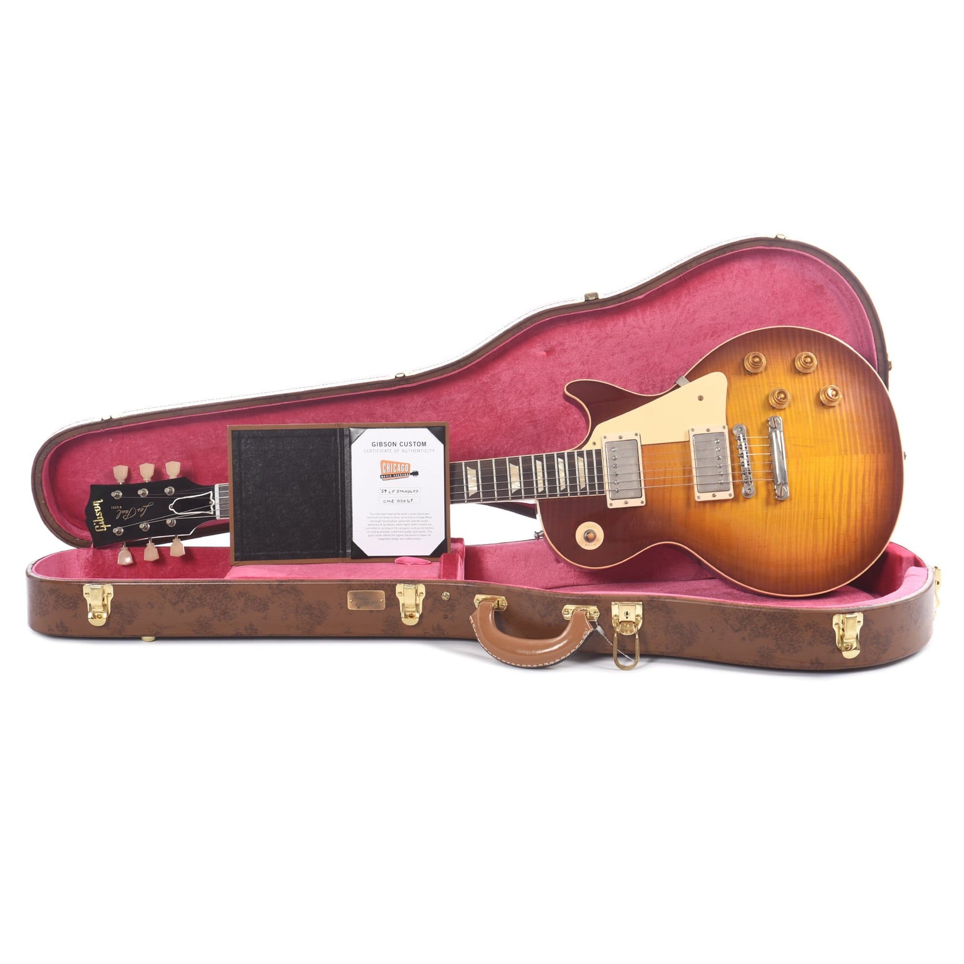 Gibson Custom Shop 1959 Les Paul Standard "CME Spec" Cherry Tea Burst VOS w/59 Carmelita Neck Electric Guitars / Solid Body