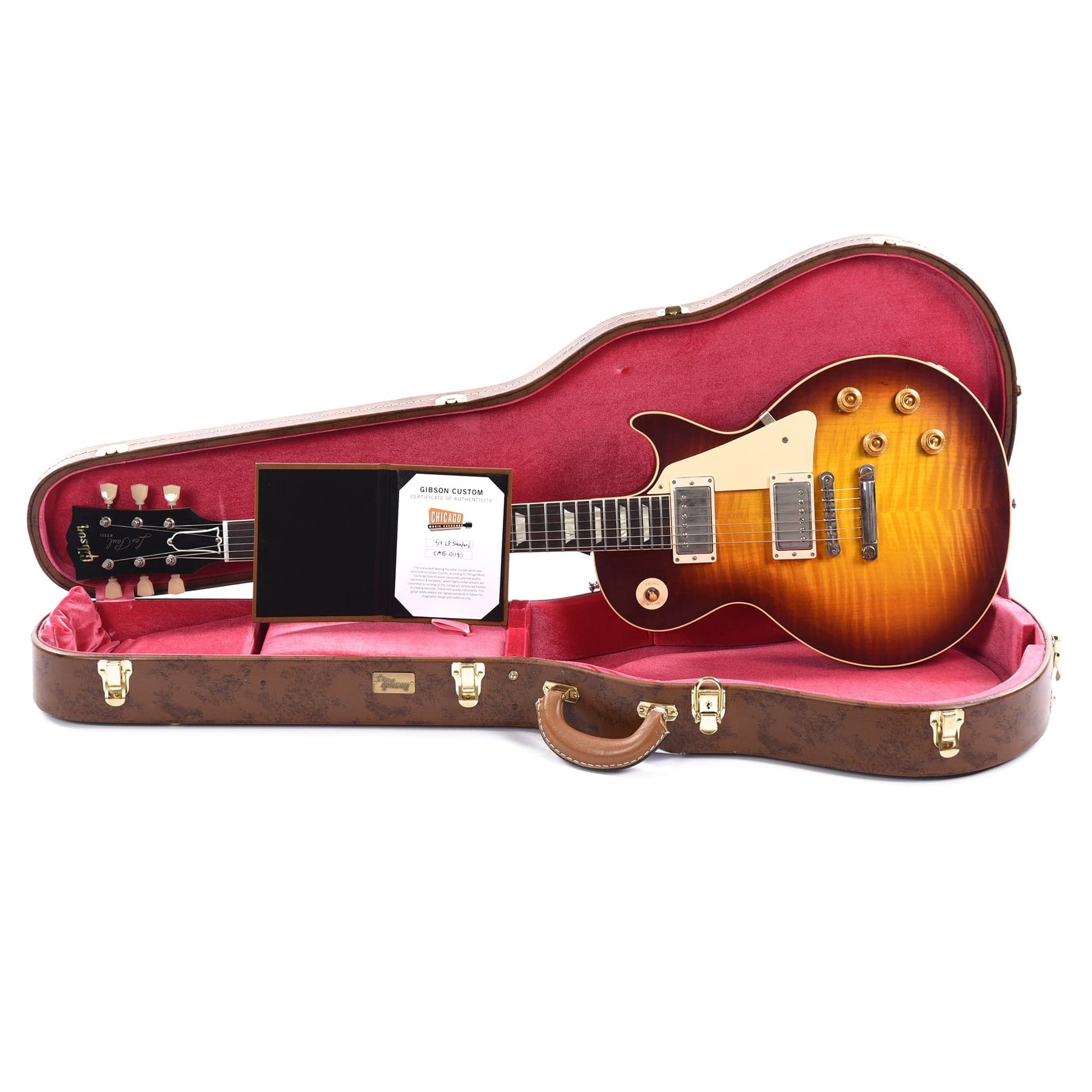 Gibson Custom Shop 1959 Les Paul Standard "CME Spec" Cherry Tea Burst VOS w/59 Carmelita Neck Electric Guitars / Solid Body