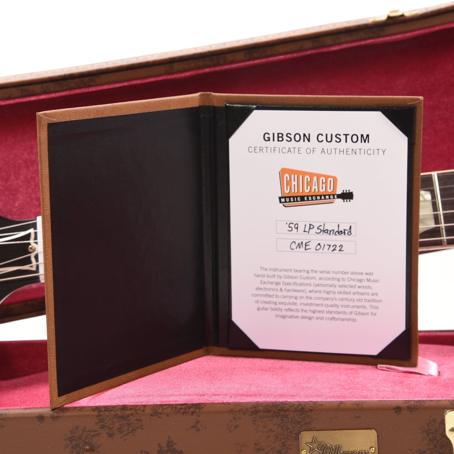 Gibson Custom Shop 1959 Les Paul Standard "CME Spec" Cherry Tea Burst VOS w/60 V2 Neck Electric Guitars / Solid Body