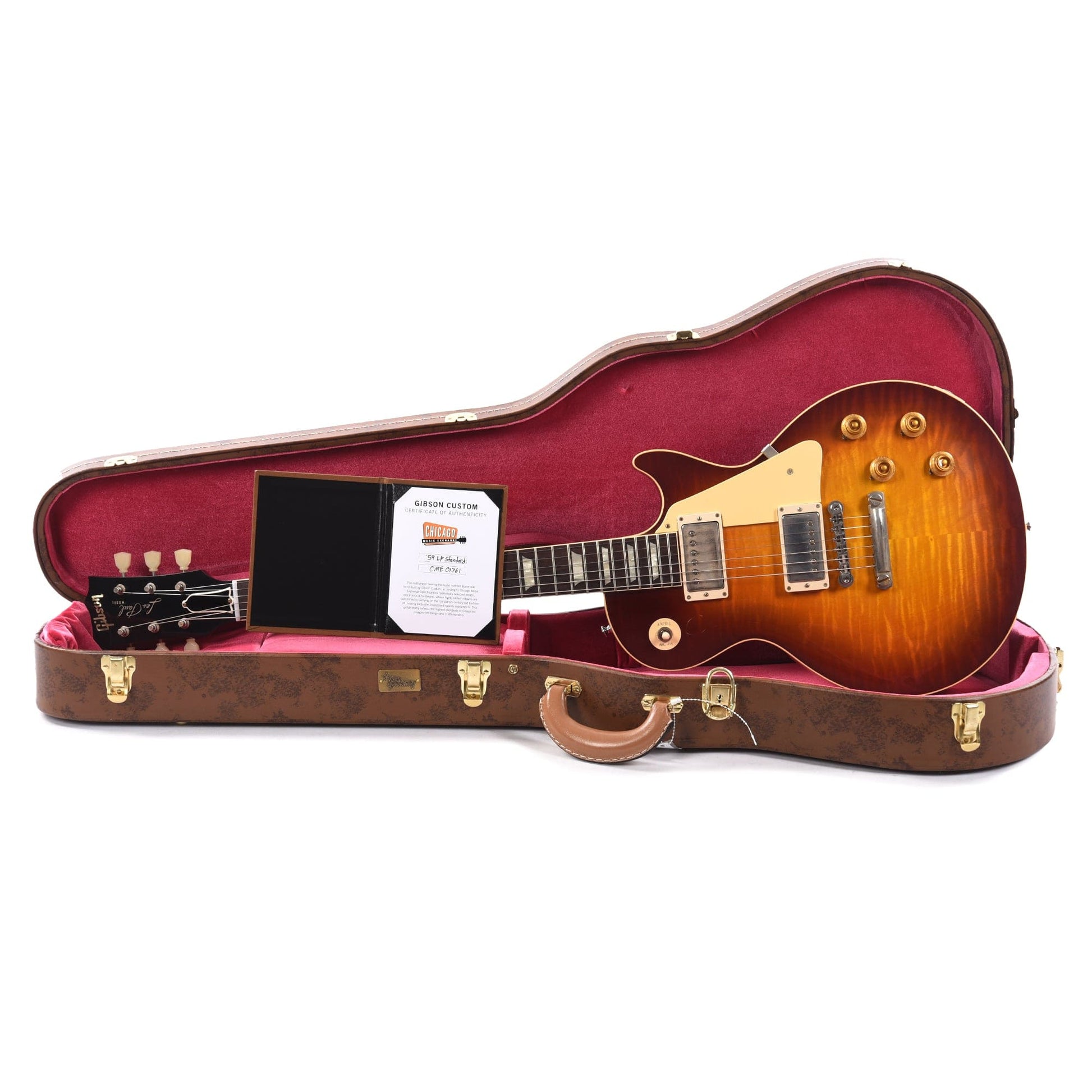 Gibson Custom Shop 1959 Les Paul Standard "CME Spec" Cherry Tea Burst VOS w/60 V2 Neck Electric Guitars / Solid Body