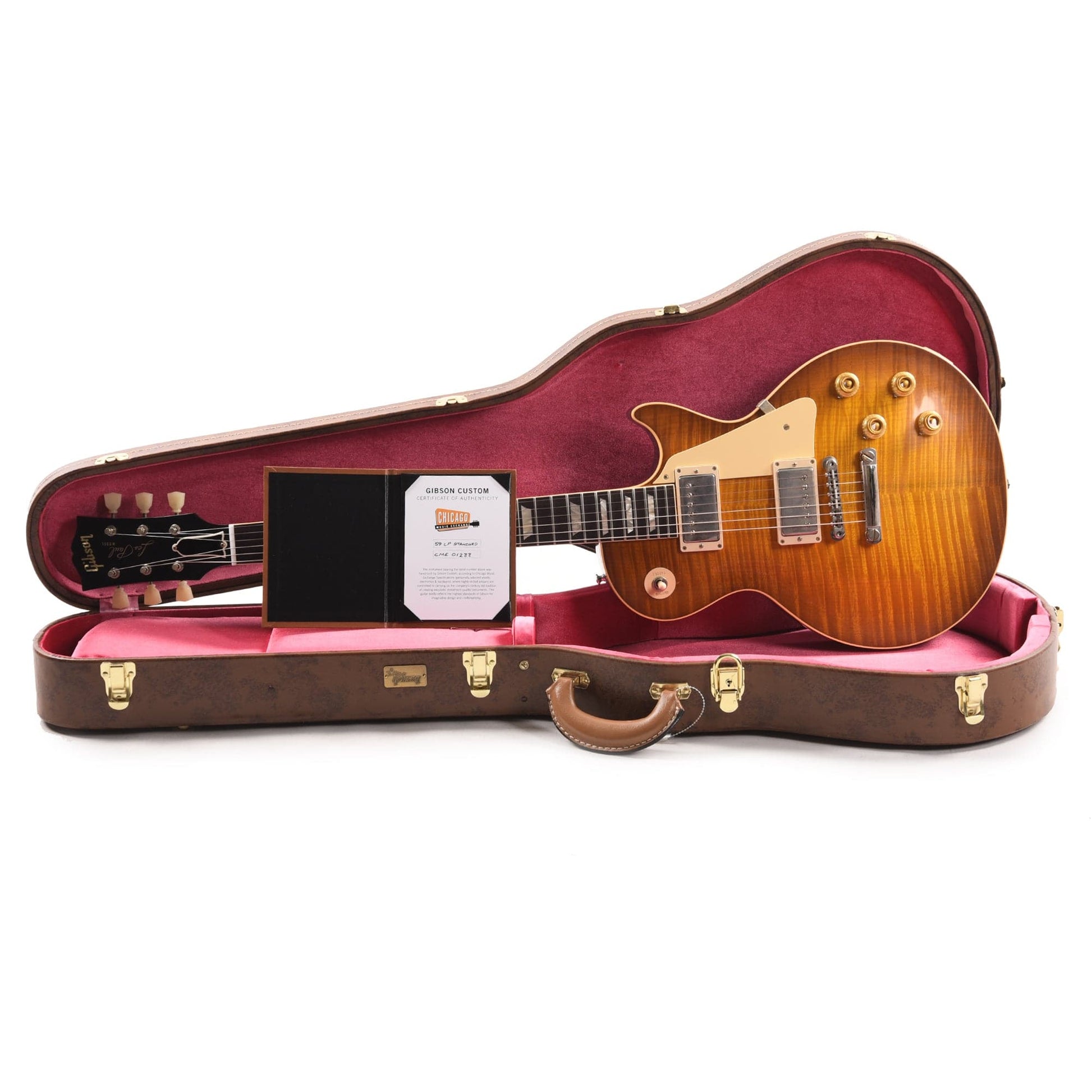 Gibson Custom Shop 1959 Les Paul Standard "CME Spec" Dirty Lemon VOS w/59 Carmelita Neck Electric Guitars / Solid Body