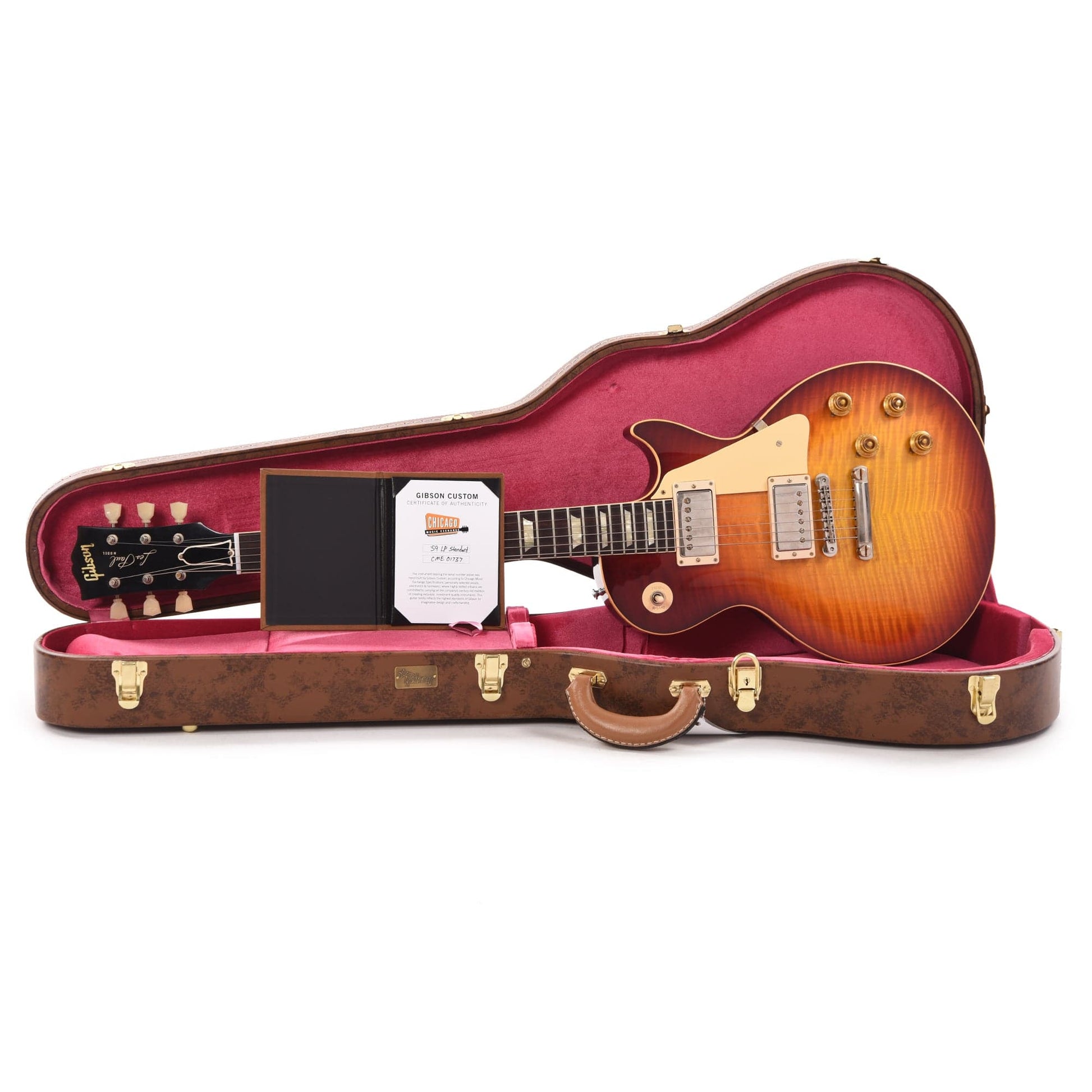 Gibson Custom Shop 1959 Les Paul Standard "CME Spec" Factory Burst VOS w/60 V2 Neck Electric Guitars / Solid Body