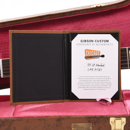 Gibson Custom Shop 1959 Les Paul Standard "CME Spec" Factory Burst VOS w/60 V2 Neck Electric Guitars / Solid Body