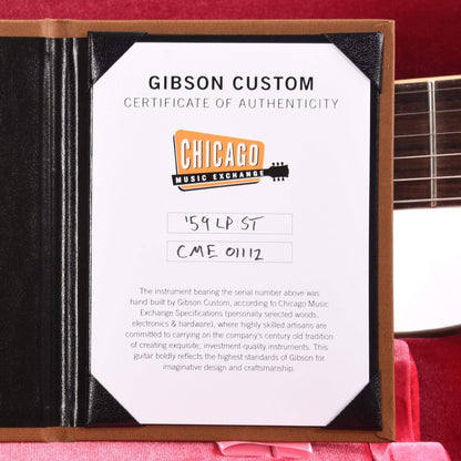 Gibson Custom Shop 1959 Les Paul Standard "CME Spec" Factory Burst VOS w/Carmelita 59 Neck Electric Guitars / Solid Body