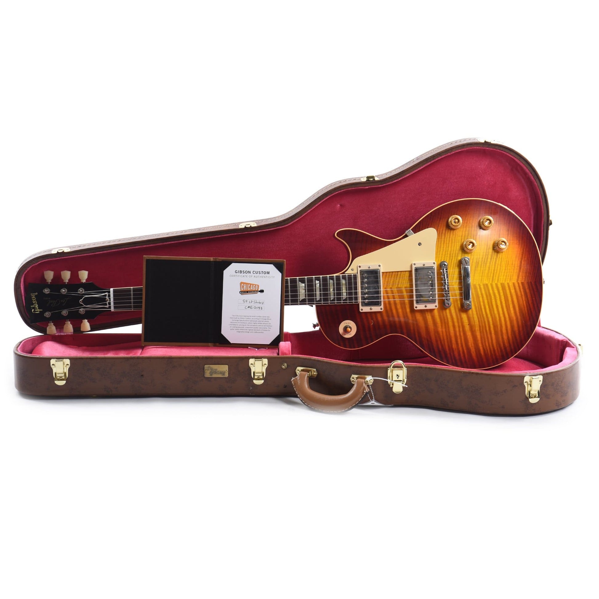 Gibson Custom Shop 1959 Les Paul Standard "CME Spec" Factory Burst VOS w/Carmelita 59 Neck Electric Guitars / Solid Body