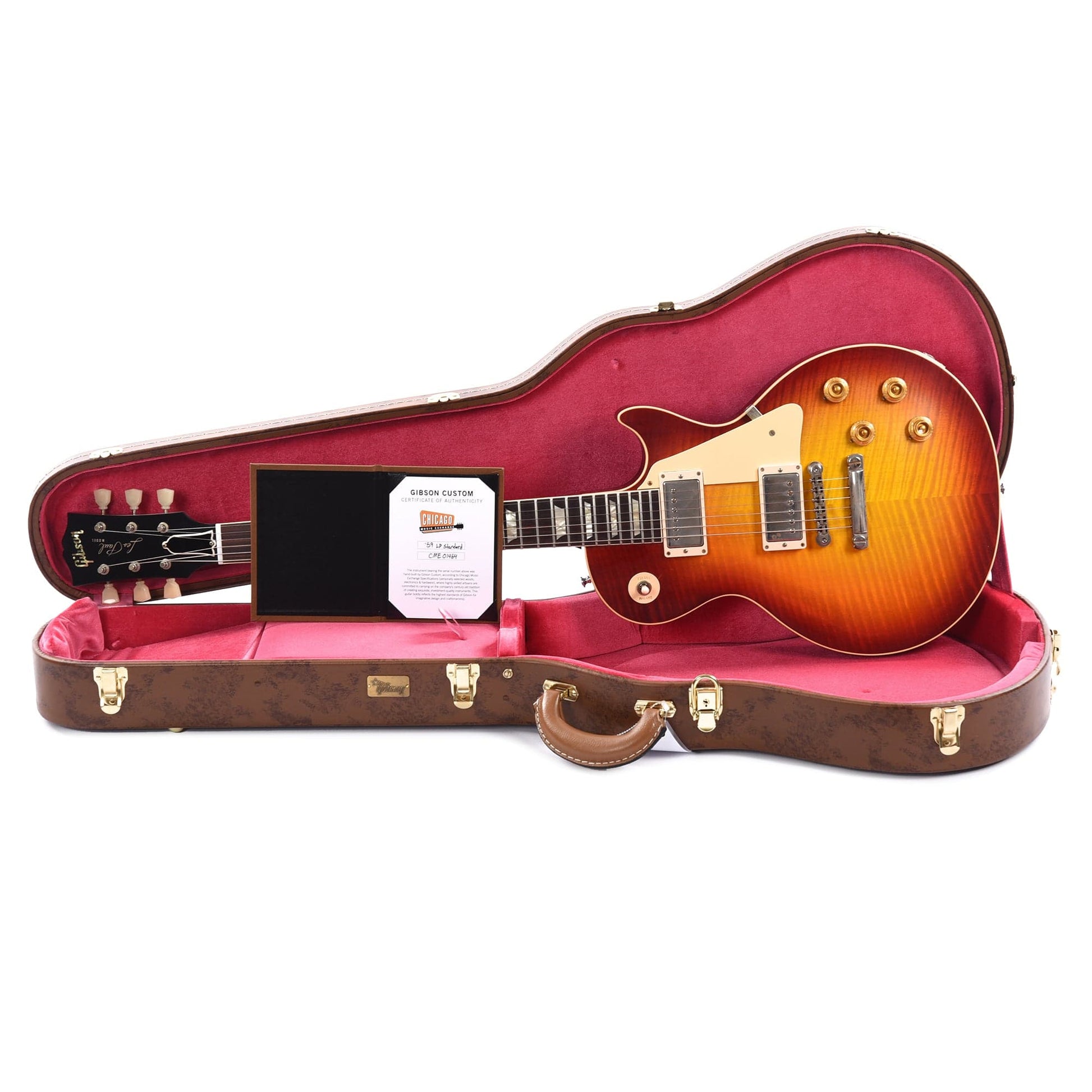 Gibson Custom Shop 1959 Les Paul Standard "CME Spec" Factory Burst VOS w/Carmelita 59 Neck Electric Guitars / Solid Body