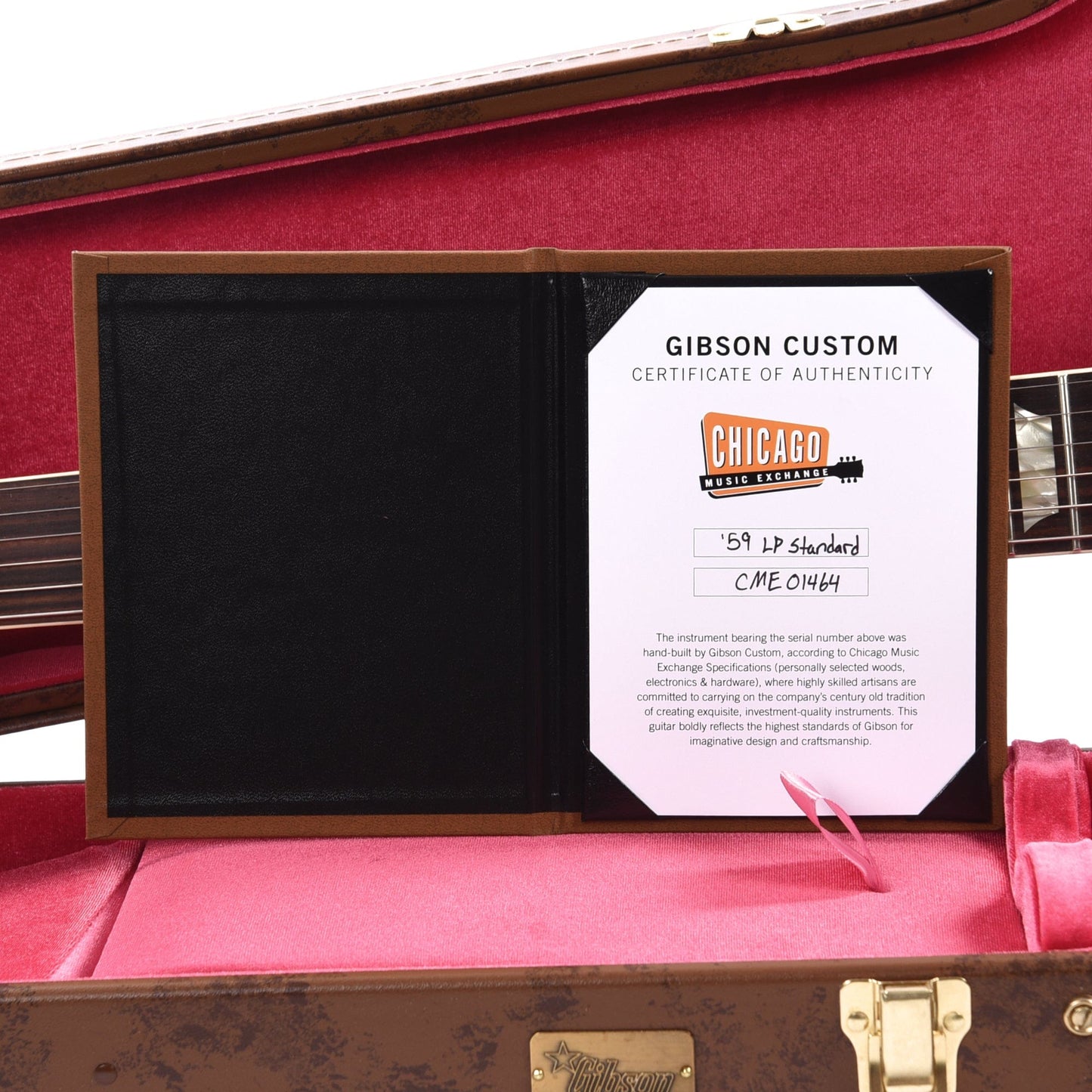 Gibson Custom Shop 1959 Les Paul Standard "CME Spec" Factory Burst VOS w/Carmelita 59 Neck Electric Guitars / Solid Body