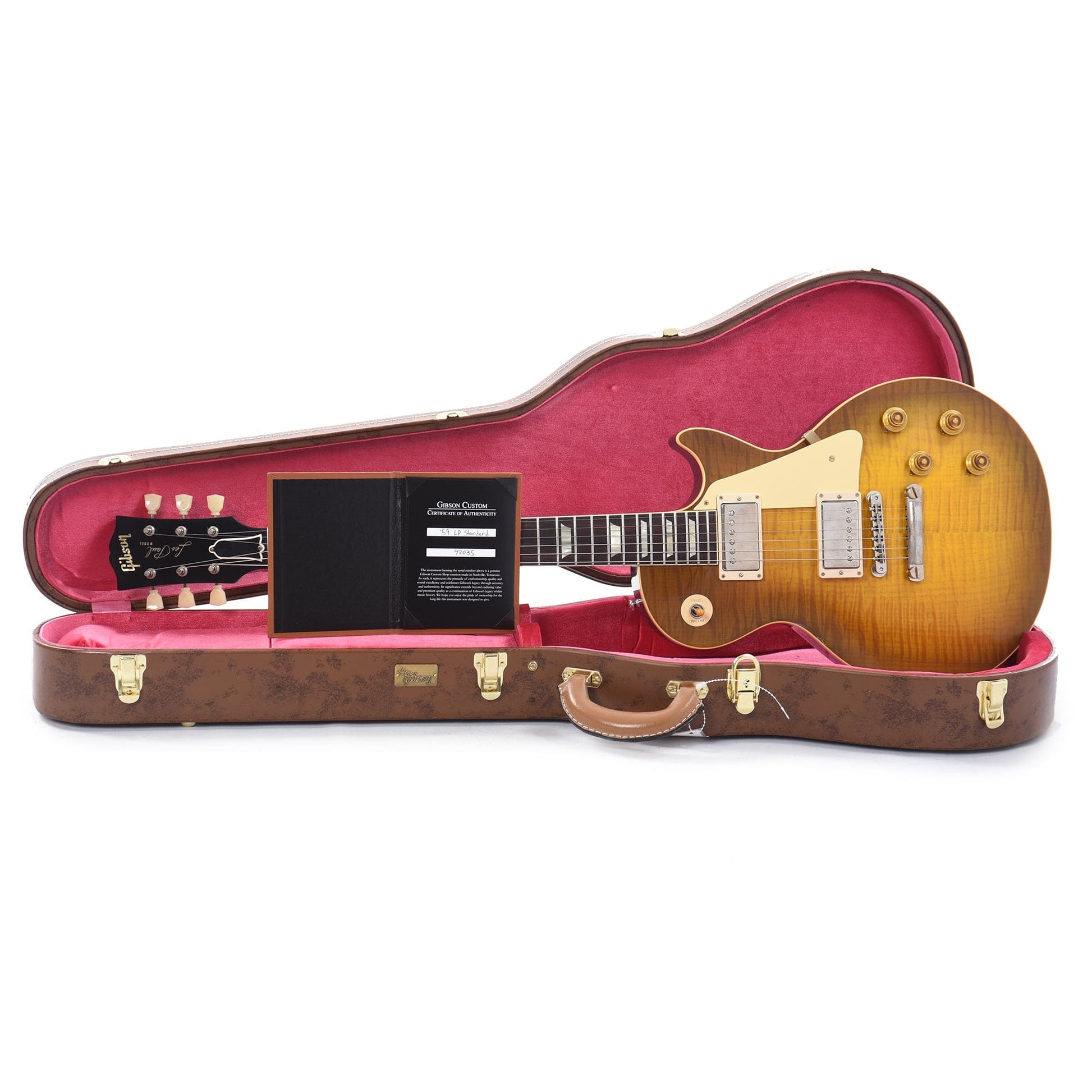 Gibson Custom Shop 1959 Les Paul Standard "CME Spec" Green Lemon VOS w/59 Carmelita Neck Electric Guitars / Solid Body