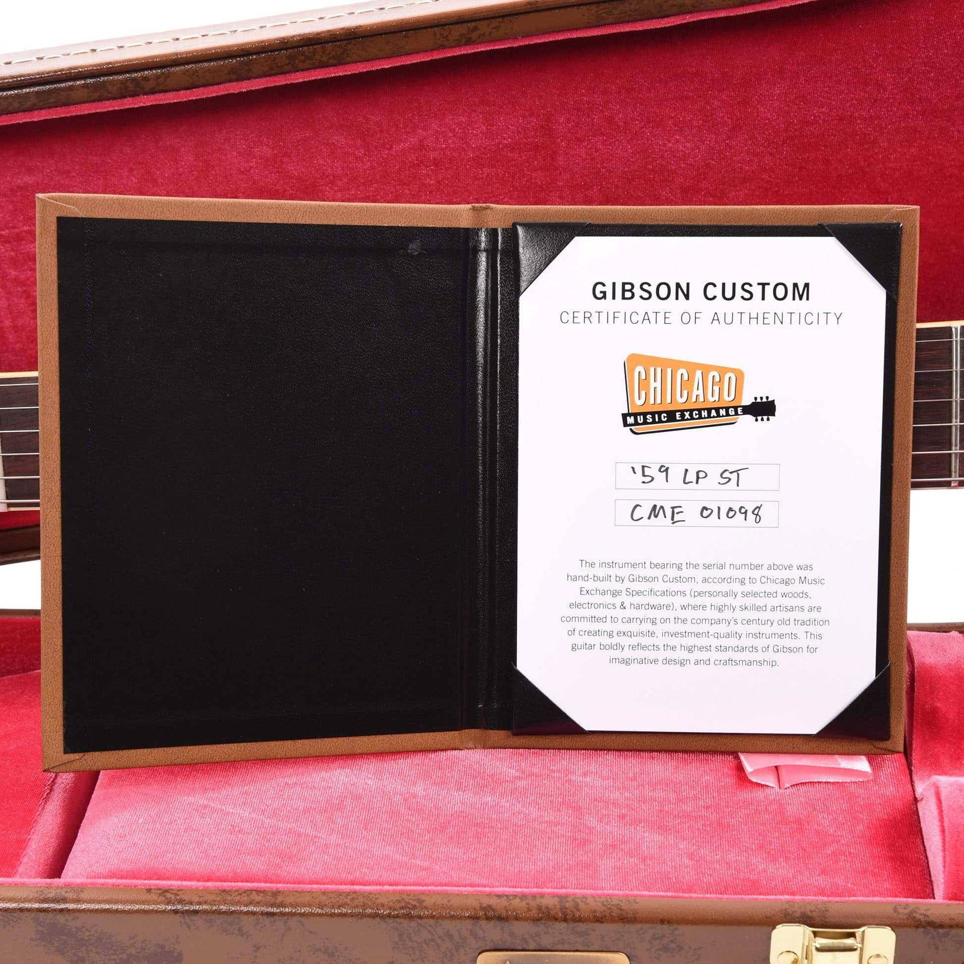 Gibson Custom Shop 1959 Les Paul Standard "CME Spec" Green Lemon VOS w/59 Carmelita Neck Electric Guitars / Solid Body