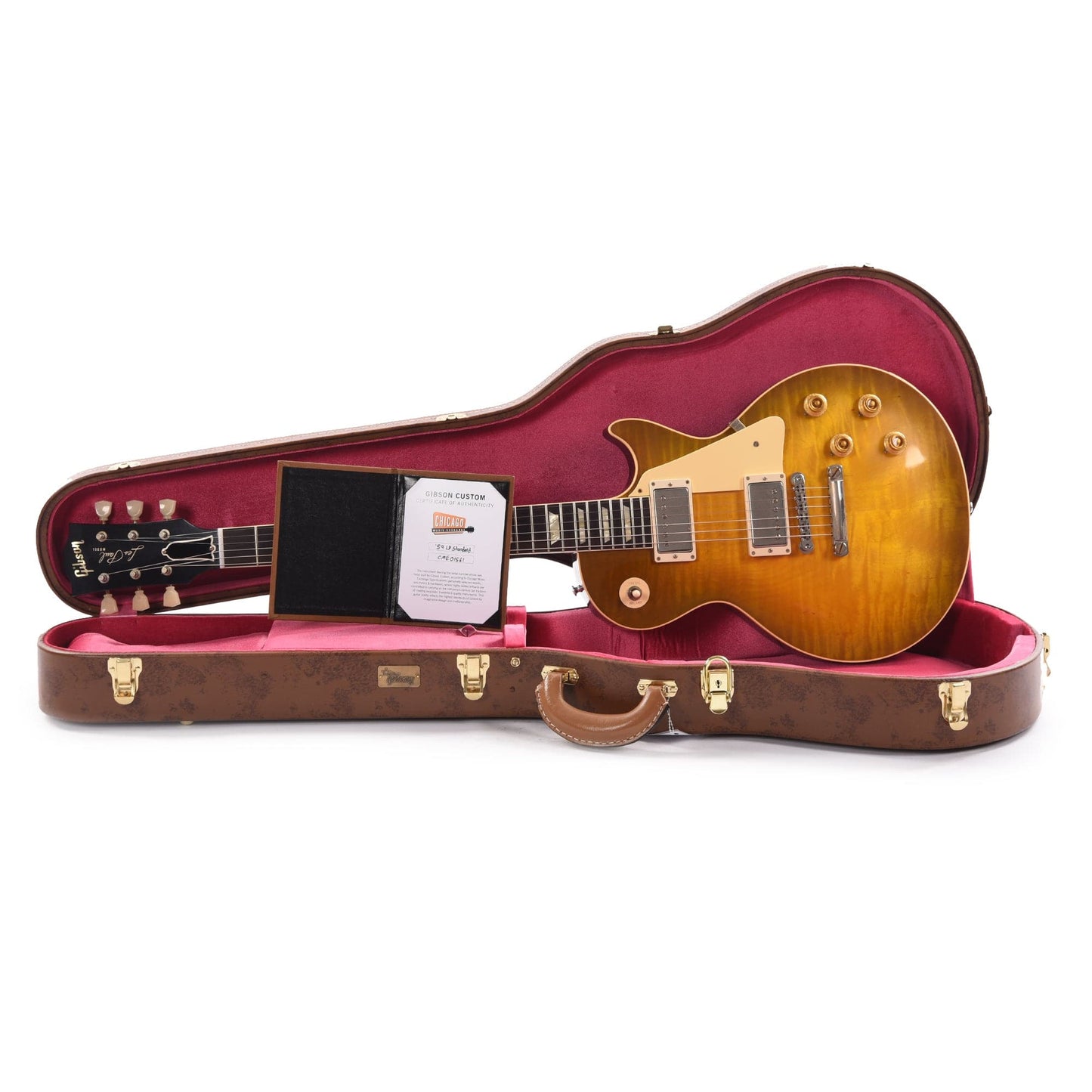 Gibson Custom Shop 1959 Les Paul Standard "CME Spec" Green Lemon VOS w/59 Carmelita Neck Electric Guitars / Solid Body