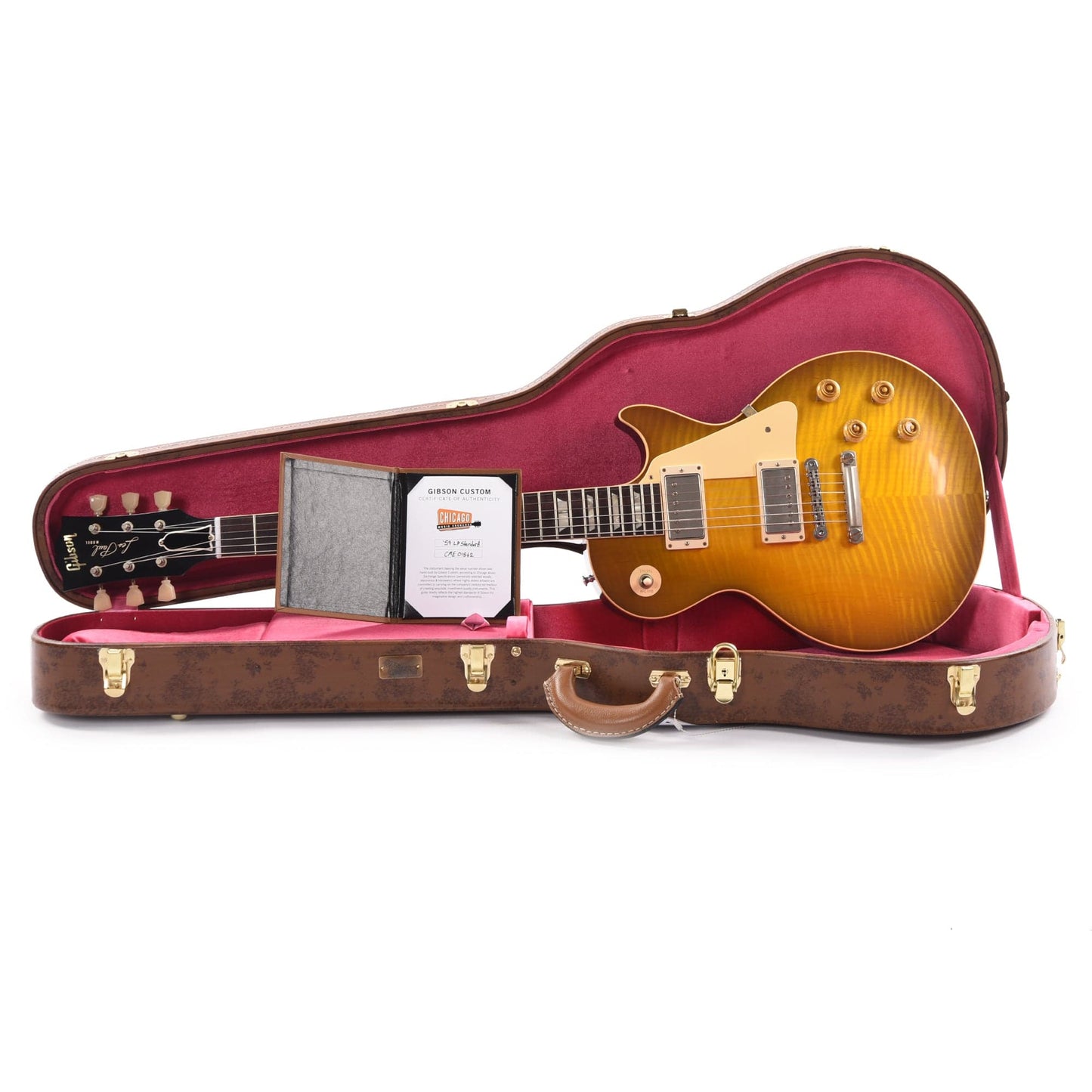 Gibson Custom Shop 1959 Les Paul Standard "CME Spec" Green Lemon VOS w/59 Carmelita Neck Electric Guitars / Solid Body