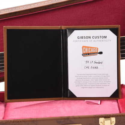 Gibson Custom Shop 1959 Les Paul Standard "CME Spec" Green Lemon VOS w/59 Carmelita Neck Electric Guitars / Solid Body