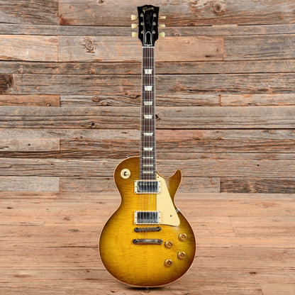 Gibson Custom Shop 1959 Les Paul Standard "CME Spec" Green Lemon VOS w/59 Carmelita Neck Electric Guitars / Solid Body