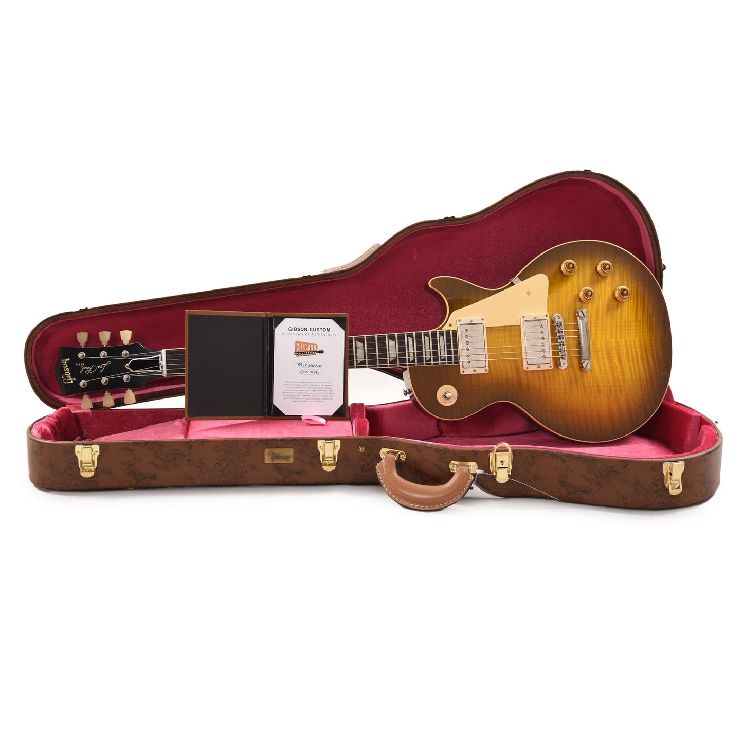 Gibson Custom Shop 1959 Les Paul Standard "CME Spec" Green Lemon VOS w/60 V3 Neck Electric Guitars / Solid Body