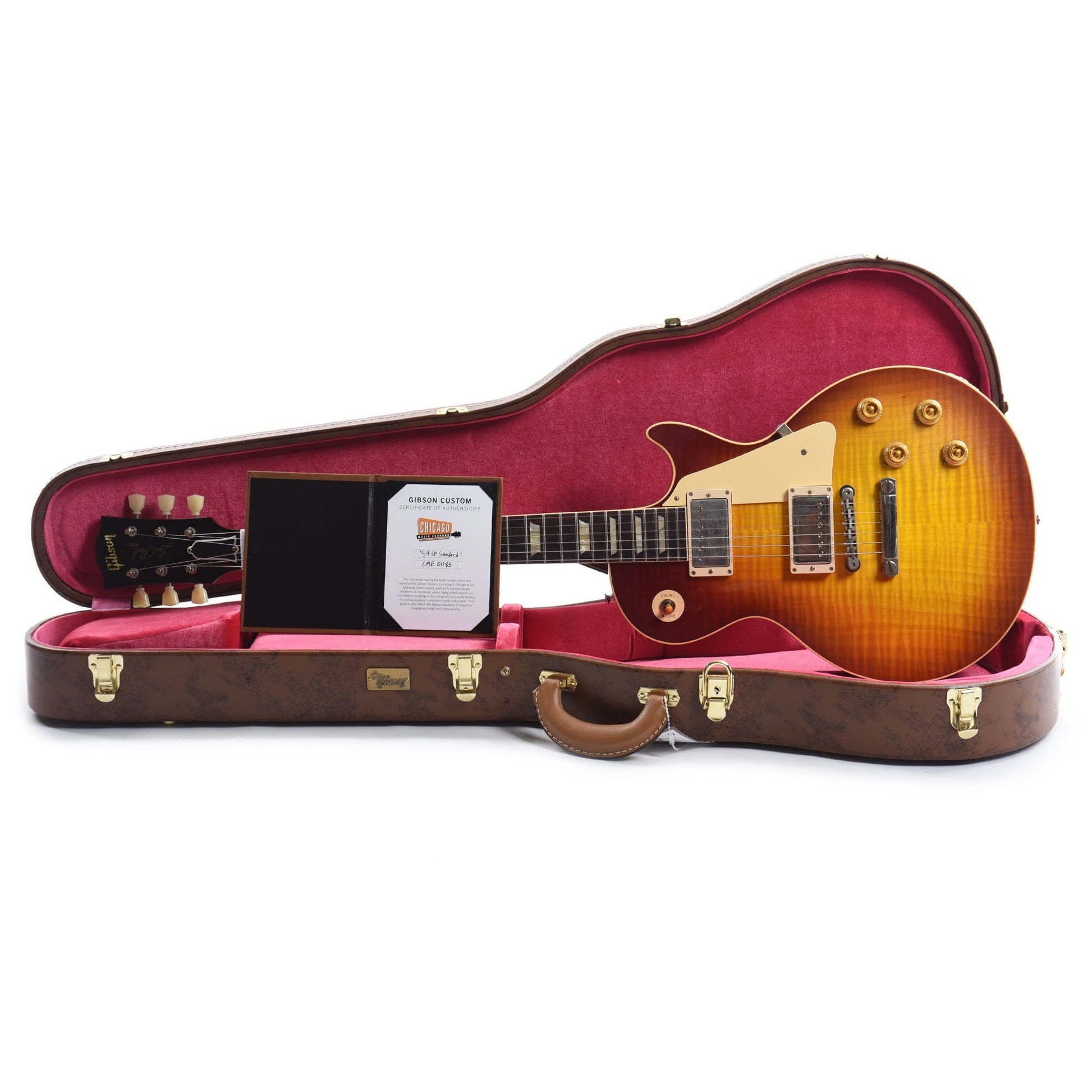 Gibson Custom Shop 1959 Les Paul Standard "CME Spec" Red Sky Fade VOS NH w/59 Carmelita Neck Electric Guitars / Solid Body