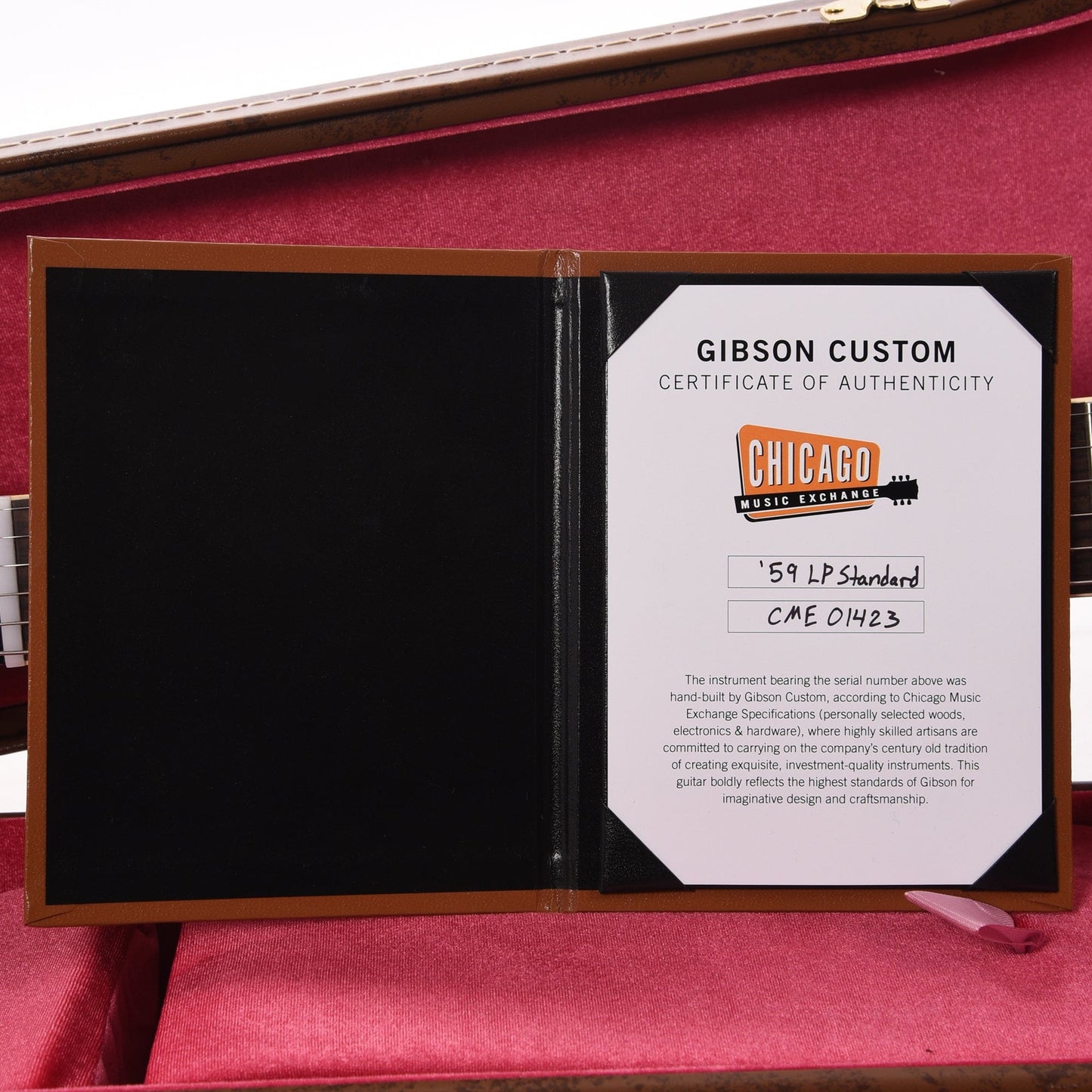 Gibson Custom Shop 1959 Les Paul Standard "CME Spec" Royal Tea Burst Gloss w/59 Carmelita Neck Electric Guitars / Solid Body