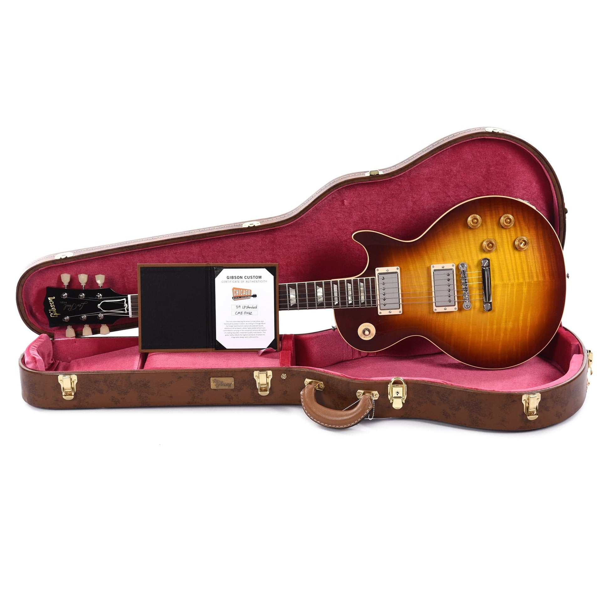 Gibson Custom Shop 1959 Les Paul Standard "CME Spec" Royal Tea Burst Gloss w/59 Carmelita Neck Electric Guitars / Solid Body