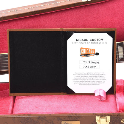 Gibson Custom Shop 1959 Les Paul Standard "CME Spec" Royal Tea Burst Gloss w/59 Carmelita Neck Electric Guitars / Solid Body